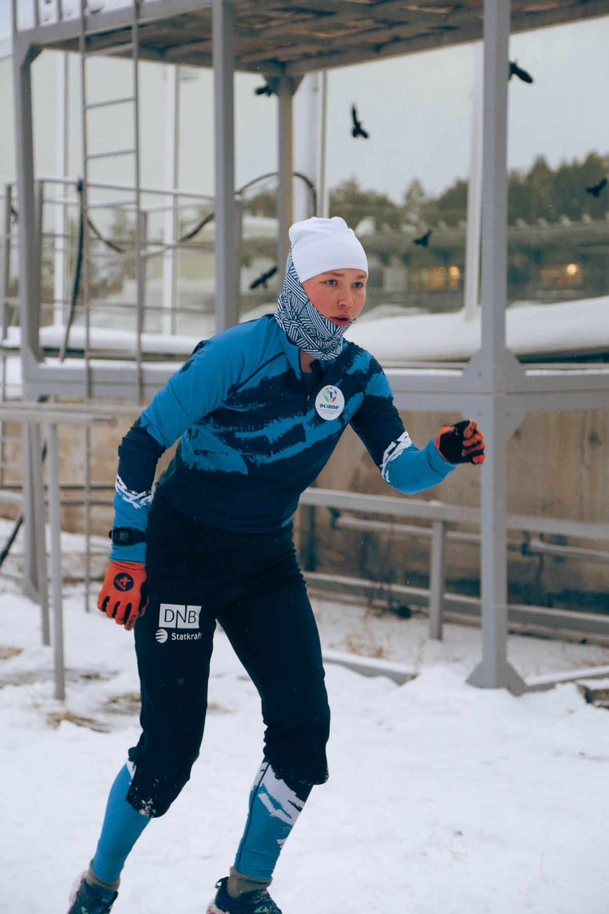 Тренировка биатлонисток у Леонида Александровича Гурьева