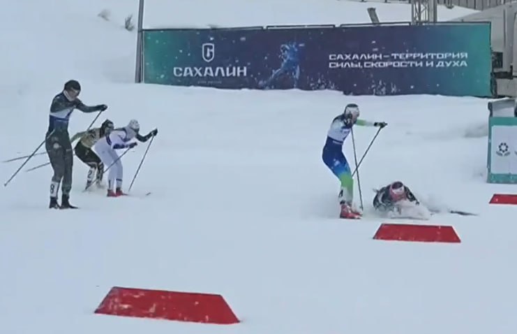 Драма Пантриной в финале командного спринта - падение лишило медали….