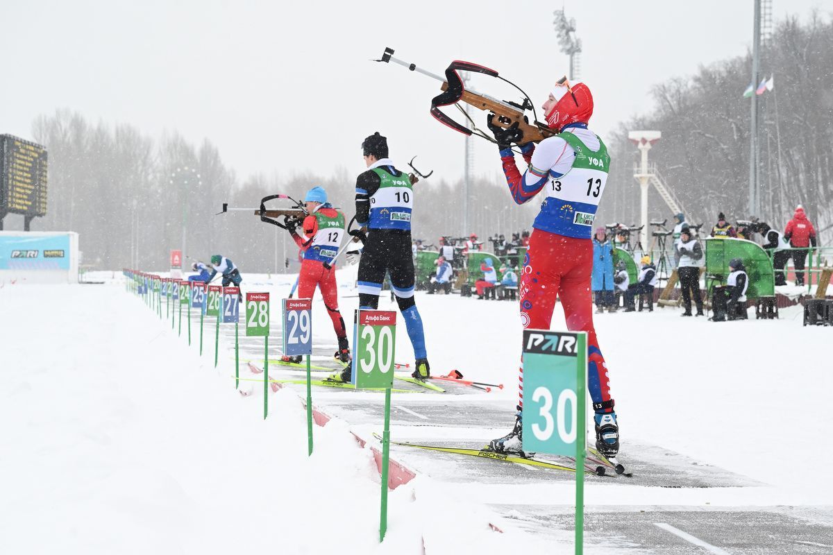 Текущие результаты на Всероссийских соревнованиях по биатлону "Приз П. Ямалеева"